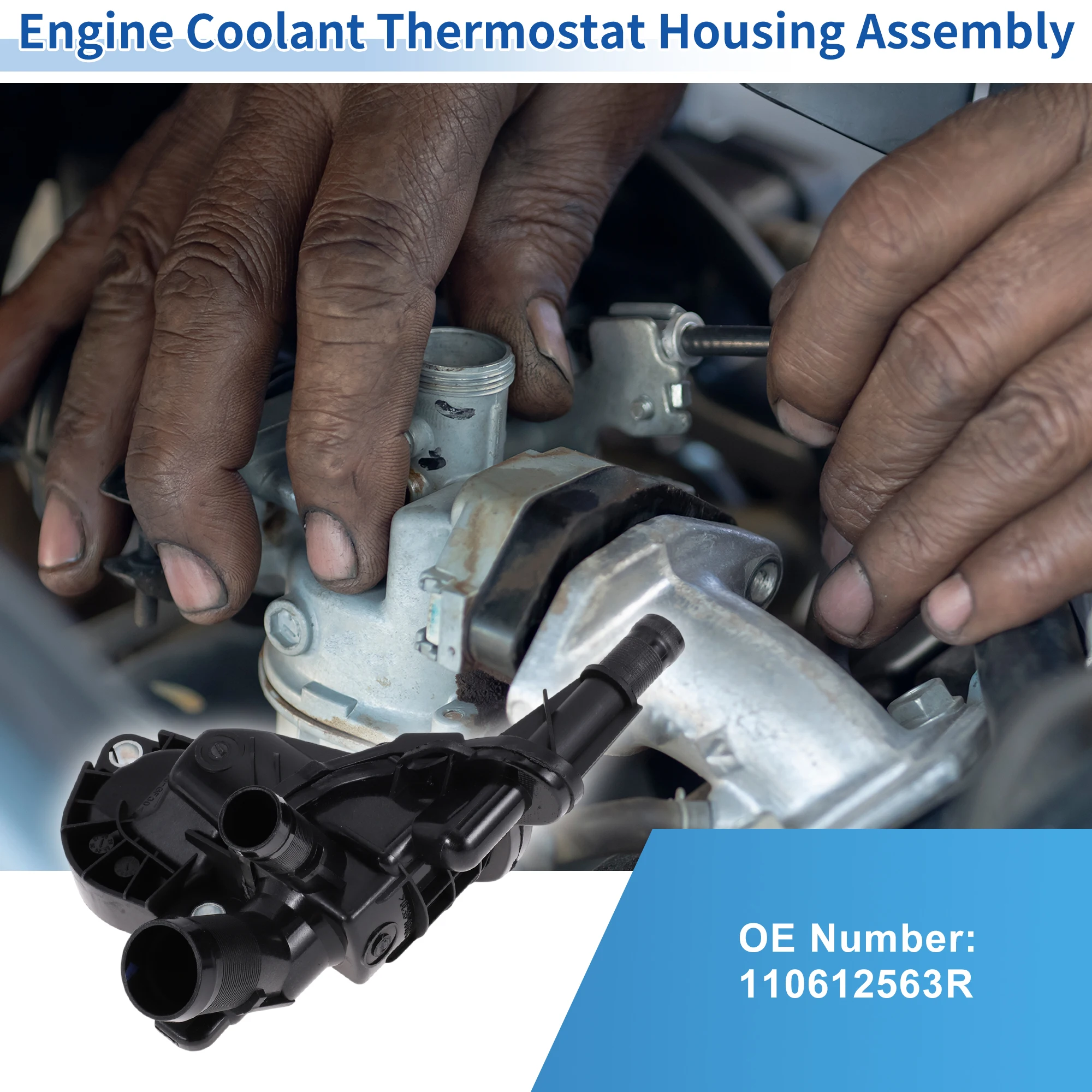 

Корпус термостата охлаждающей жидкости двигателя X Autohaux в сборе No 110612563R для Renault Captur