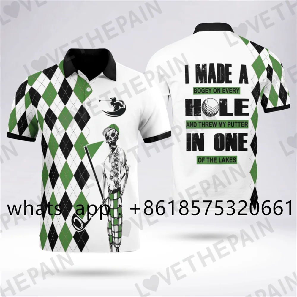 Summer Golf Shirt Kid's Outdoor Sports T-shirt Polo Quick Drying Clothing Leisure Sports Jersey Fashion Printed Top Golf Wear view 4