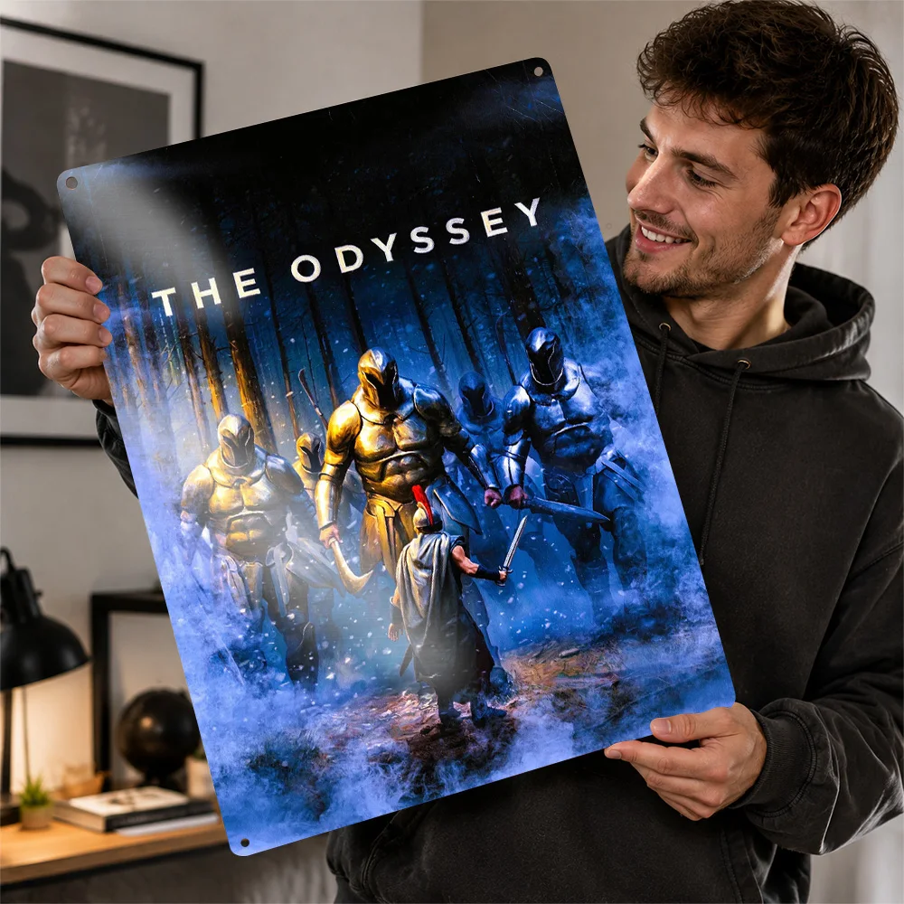 The Odyssey Movie Metal Poster Perfect Gift for Fans Lovers Personalized Wall Art Metal Sign for Vintage Decor Room Wand Deko