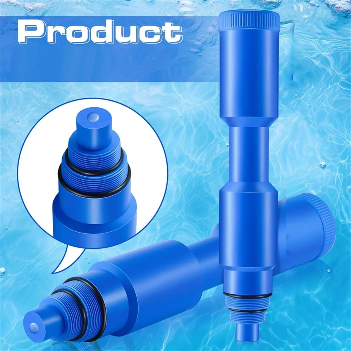 

Комплект из 2 заглушек для скиммера, защита для скиммера, зимняя заглушка для скиммера с резьбой 1 1/2 и 2 дюйма