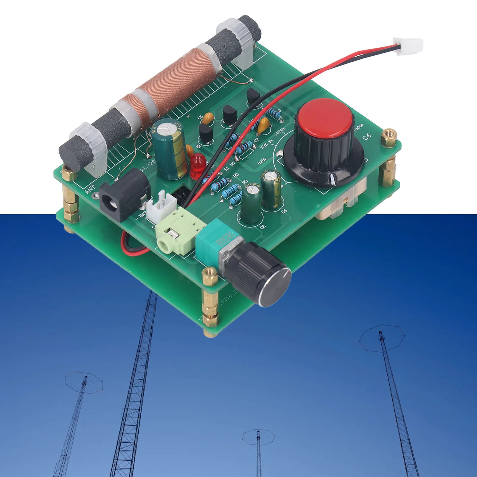 

Плата передатчика модуляции амплитуды Простая установка AM-передатчик Широкое применение Интерфейс наушников 3,5 мм для SDR