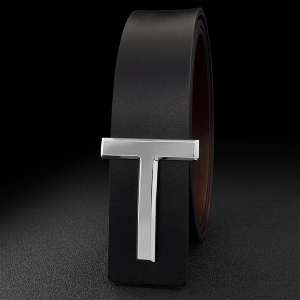 Hohe Qualität 3,8 cm Leder Business Männer Gürtel Luxus Marke Designer berühmte Gürtel für männer Jeans Strap Männlich Metall schnalle gürtel