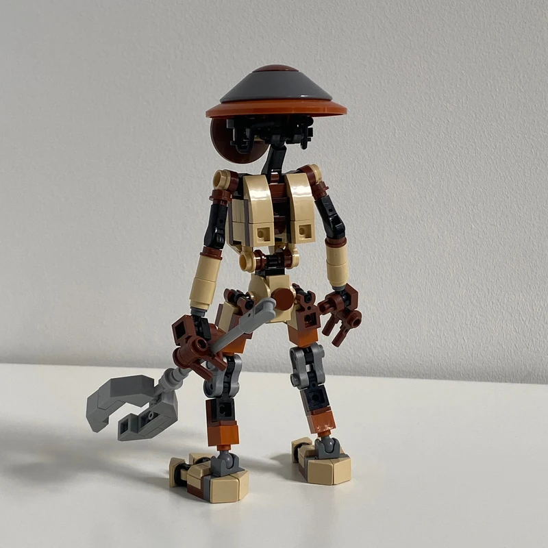 

157 шт. MOC Pit Droid DUM-серия Star Battle Строительные блоки Логическое мышление Рождественская игрушка Подарок Космическая воображение вверх