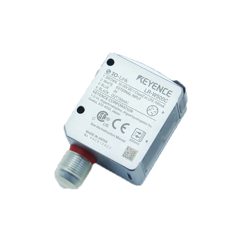 

LR-W500C keyence Amplifier built-in type white spot photoelectric sensor M12 connector type Detection distance30-500mmLR-W500