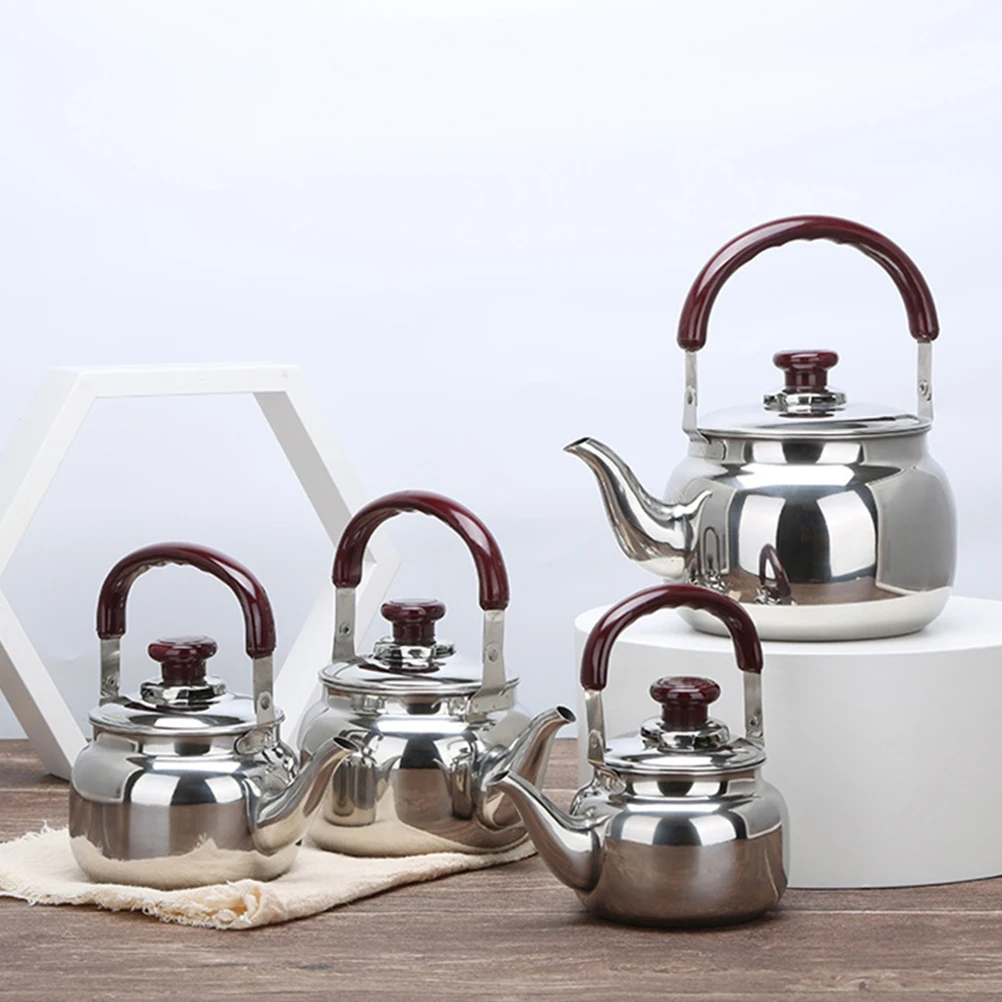 

Stainless Steel 750Ml Whistle Large Capacity Water Kettle Heat Resistant Tea Pot Big Spout Portable Handle Household