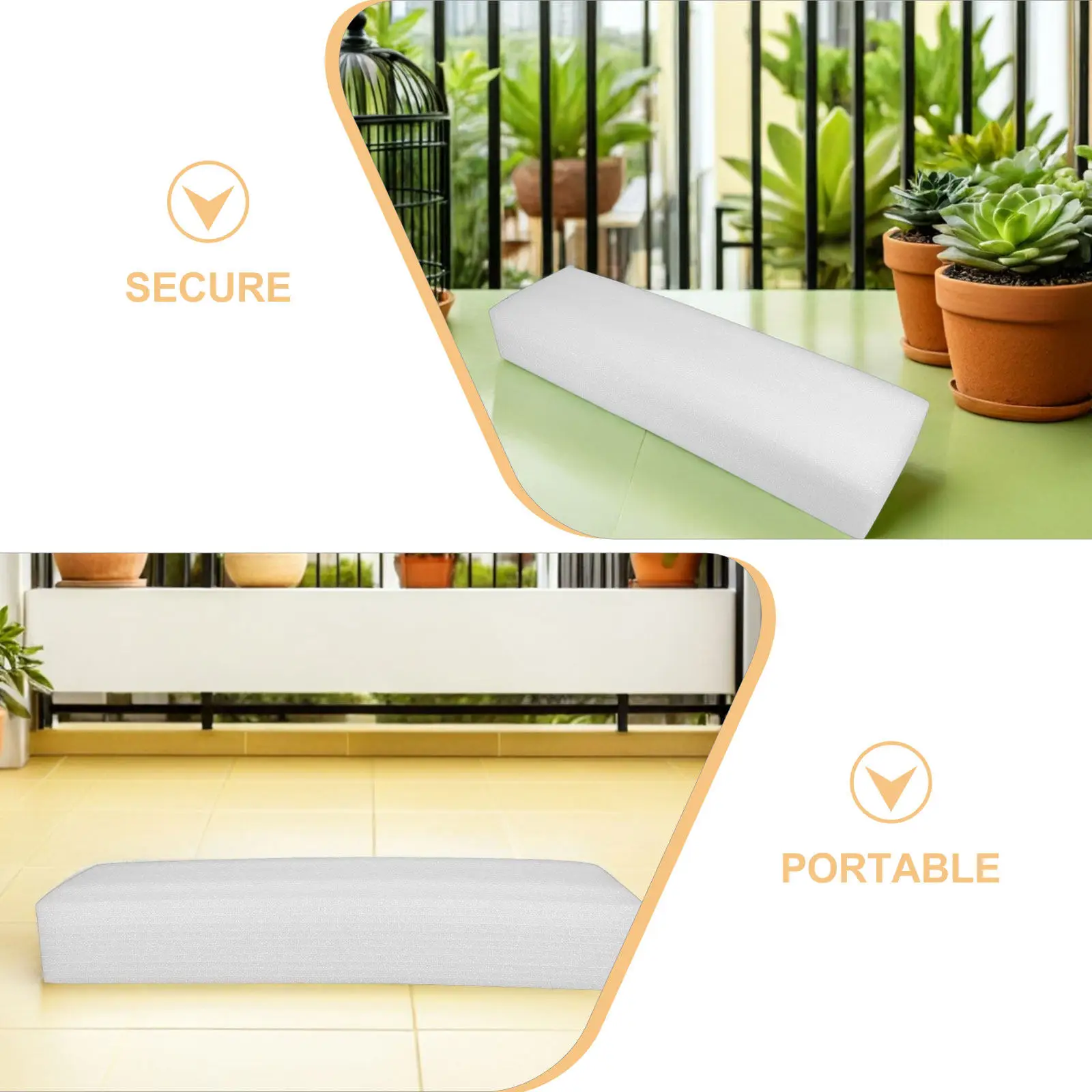 3Pcs Flower Foam Blocks 50x14x7cm Floral Arrangement Base with High Absorbency Multiuse Foam Holder for Bouquets Home Wedding - view 2