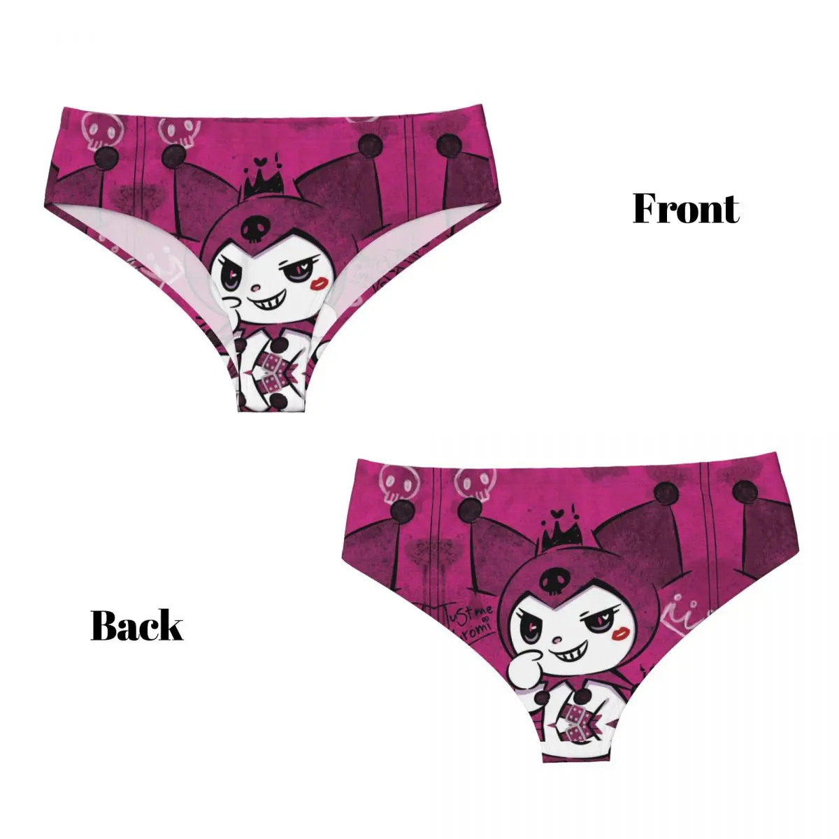 مخصص المرأة الجديدة أنيمي الكرتون Kawaii Kuromi سراويل قصيرة الإناث الراحة الملابس الداخلية السروال