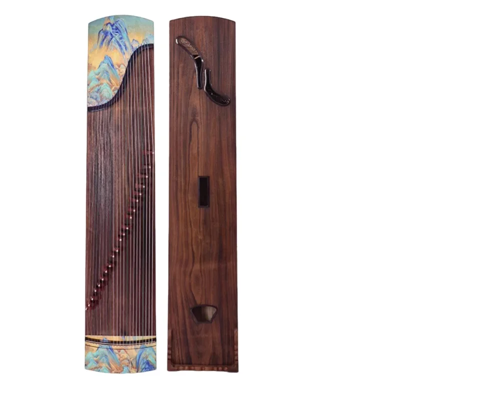 

Guzheng 163cm 21 strings Painted landscape patterns Chinese string instruments