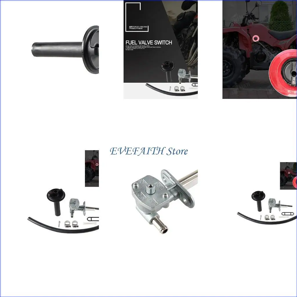 

124B 5KM-24500-10-00 Gas for Tank Petcock For 350 660 YFM350 YFM660 06-16 Motorc