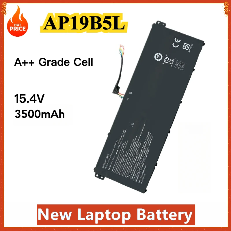 

AP19B5L For Acer Aspire 5 A514-53 A515-44 7 A715-41G Series KT.00405.010 Laptop Battery 3500mAh 4500mAh