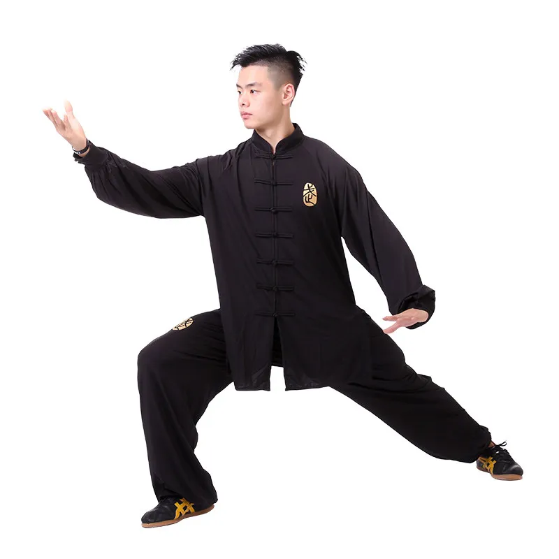 Flowy Premium Milk Silk Tai Chi Suit, Unisex Performance & Practice Uniform for Martial Arts