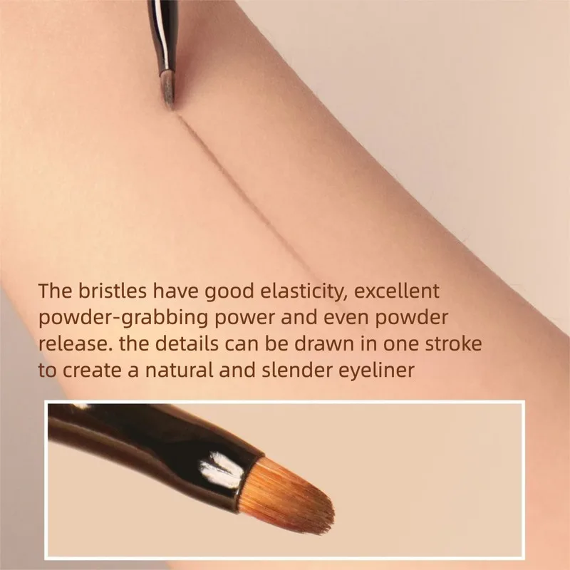 The Painter D21 Corner Eyeliner Brush Is A Multi-functional Ultra-fine Makeup Brush For Drawing Tear Troughs And Eyelids
