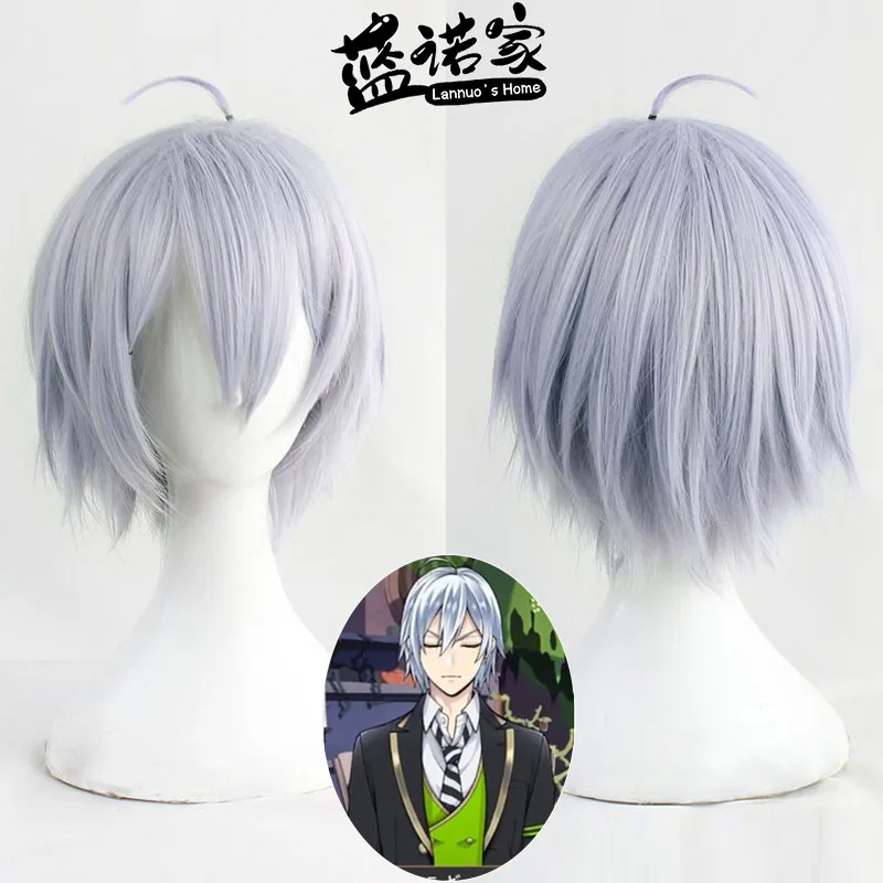 

Витая страна чудес серебряный парик для косплея аниме косплей костюм для вечеринки реквизит синтетические волосы парик на Хэллоуин