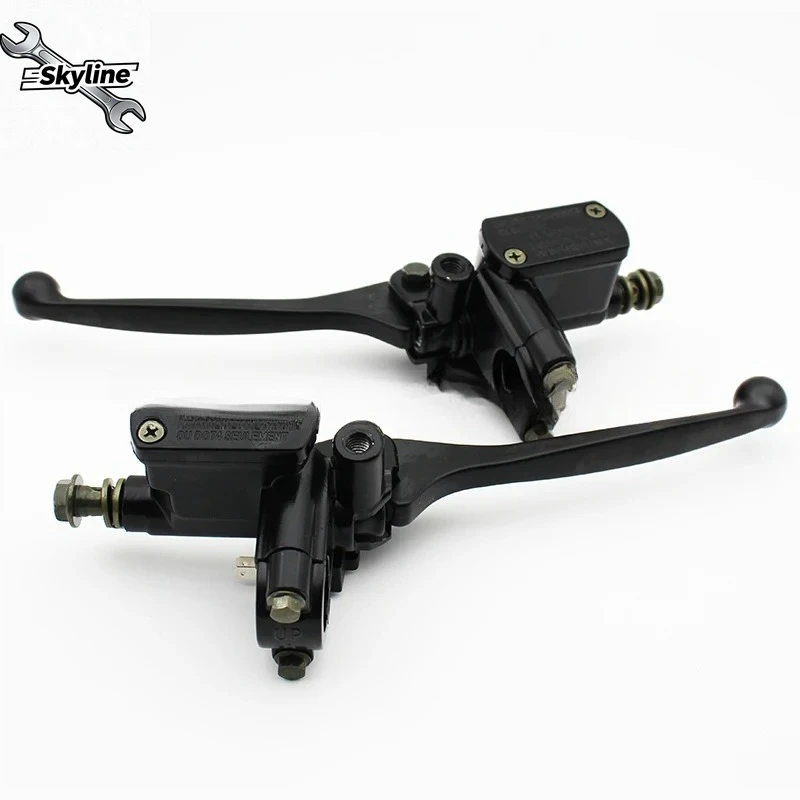 22mm Motorcycle Hydraulic Brake And Clutch Lever Pump Front Master Cylinder For Dirt Pit Bike  Moped Buggy Go Kart Parts