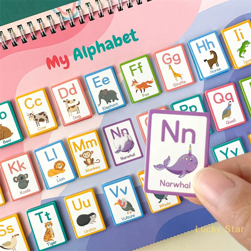 Quiet Book Early Childhood Enlightenment Educational Toys Repeatedly Paste Book Busy Book Children's Busy Book