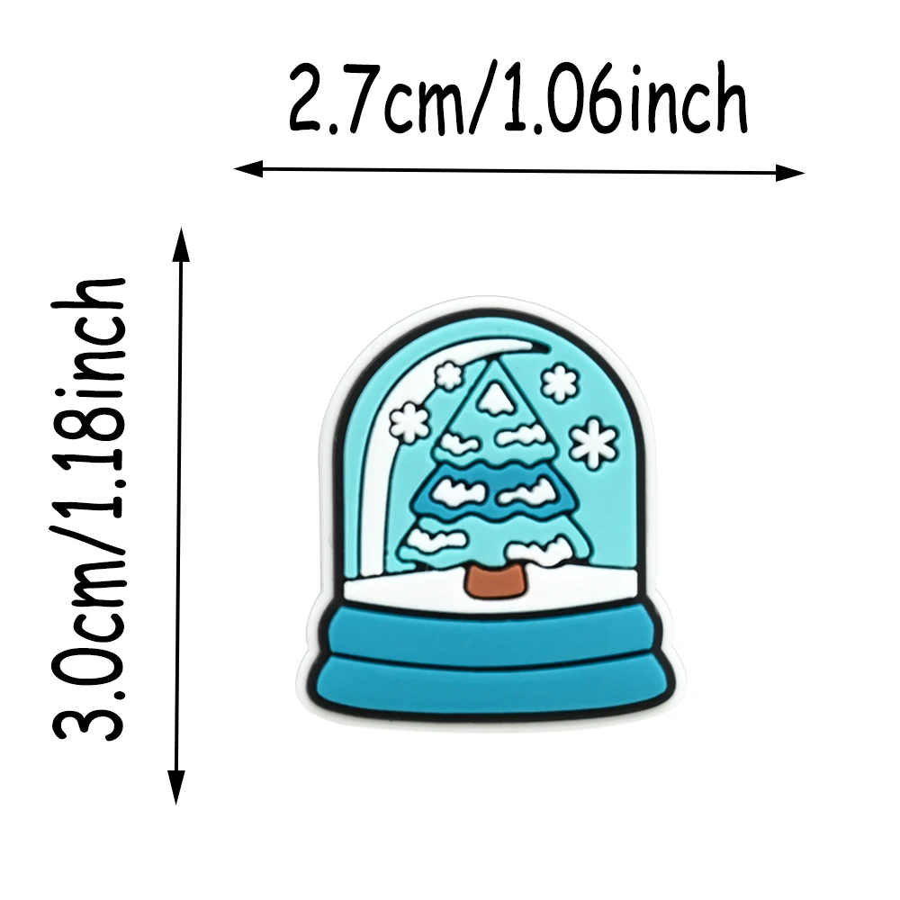 12 قطعة، من البلاستيك، وشاح رجل الثلج، قفازات البطريق، جوارب ندفة الثلج، دبابيس نمط سلسلة الشتاء، دبابيس المهرجان، ملحقات حقيبة الظهر للهدايا #5