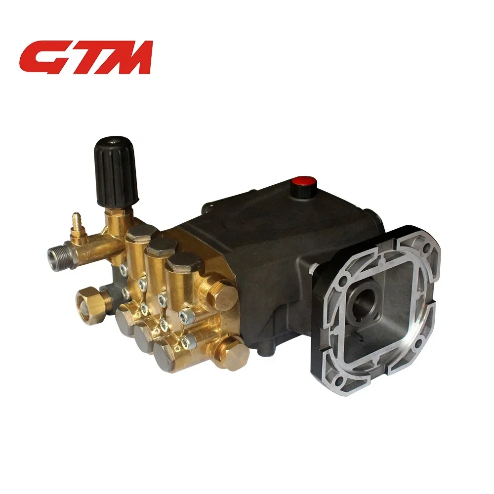 GTM 15LPM 230BAR  MOTOR PLUNGER PUMP Triplex plunger pump for car washer machine