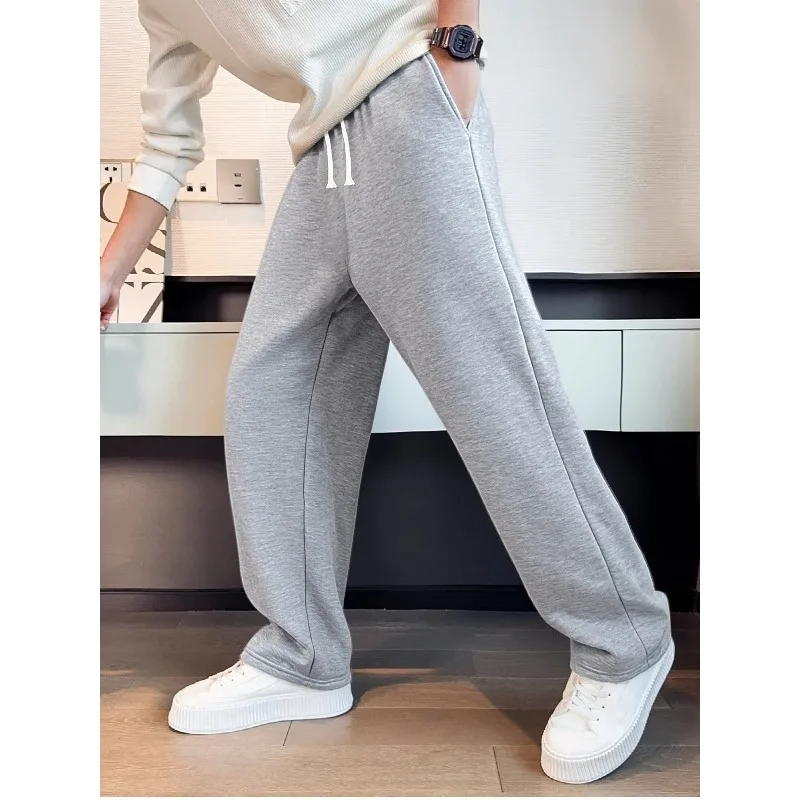 

New Autumn and Winter Men's Casual Running Pants - Straight Tube Loose Fit Casual Running Sports Pants