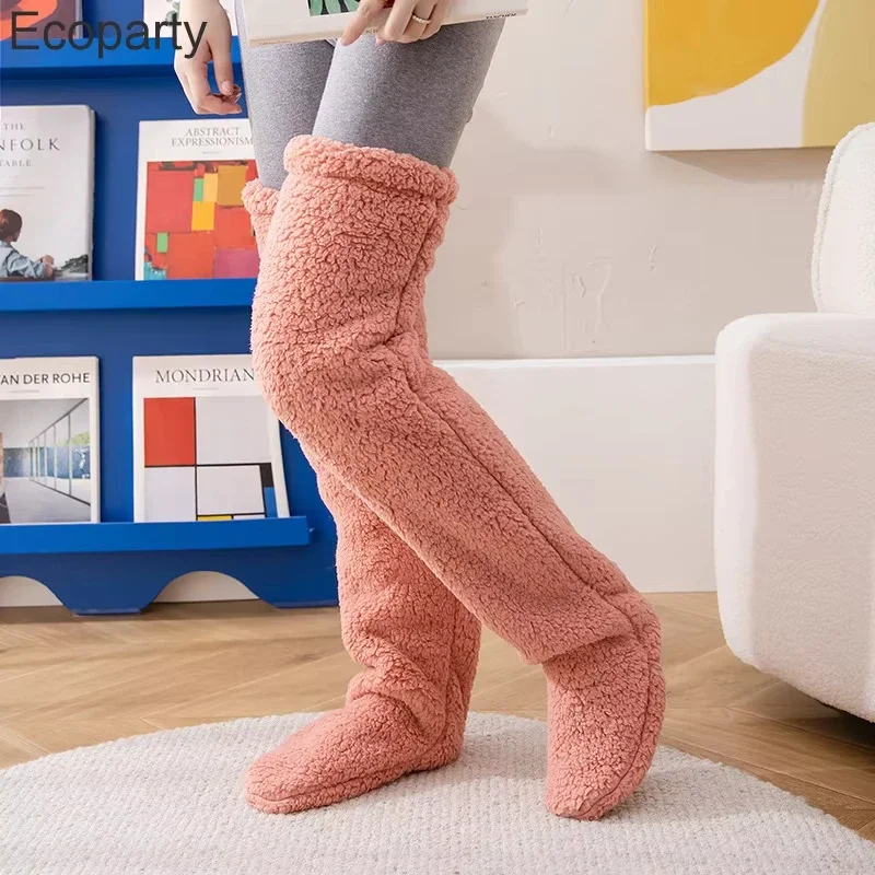 Winter Warm Feet Stockings for Women and Men Multifunctional Bed Sleep with Quilt Old Cold Legs Warm Sleep Socks Foot Warming