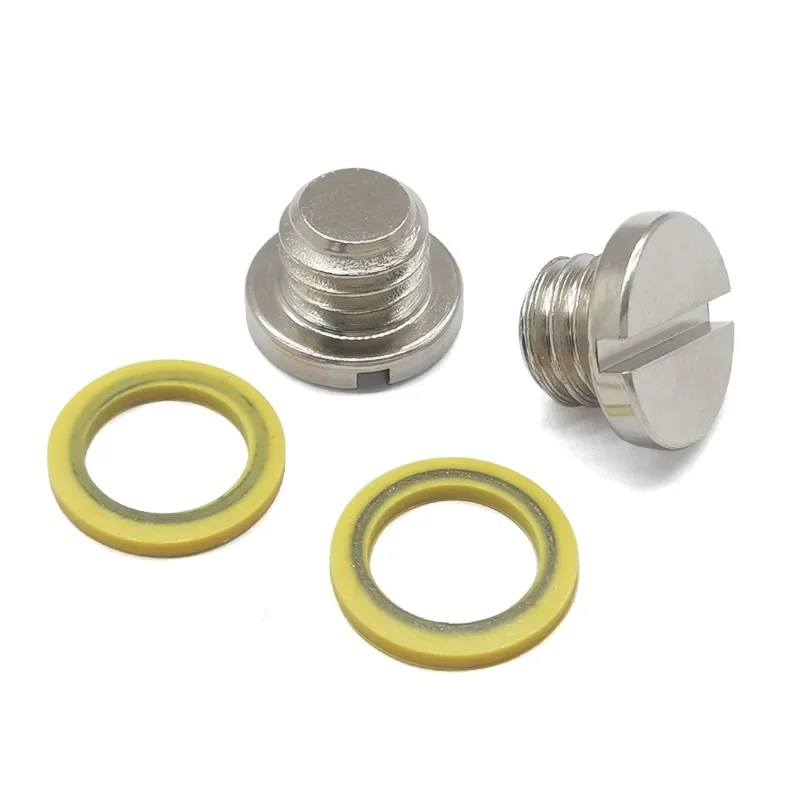 

2 PCS Marine Drain Plug Screw Kits 10-79953Q2 for Mercury MERCRUISER Replaces 10-79953A2 18-2244 22420 10-79953Q04