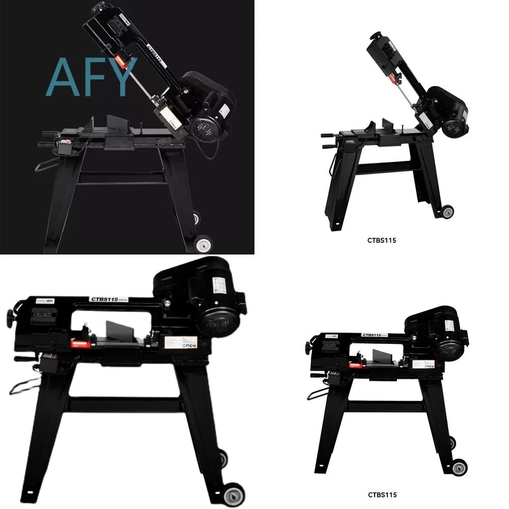 New Band Saw Machine for CTBS115 Small Desktop Woodworking Tool for Household Use Stainless Steel Metal Cutting Sawing