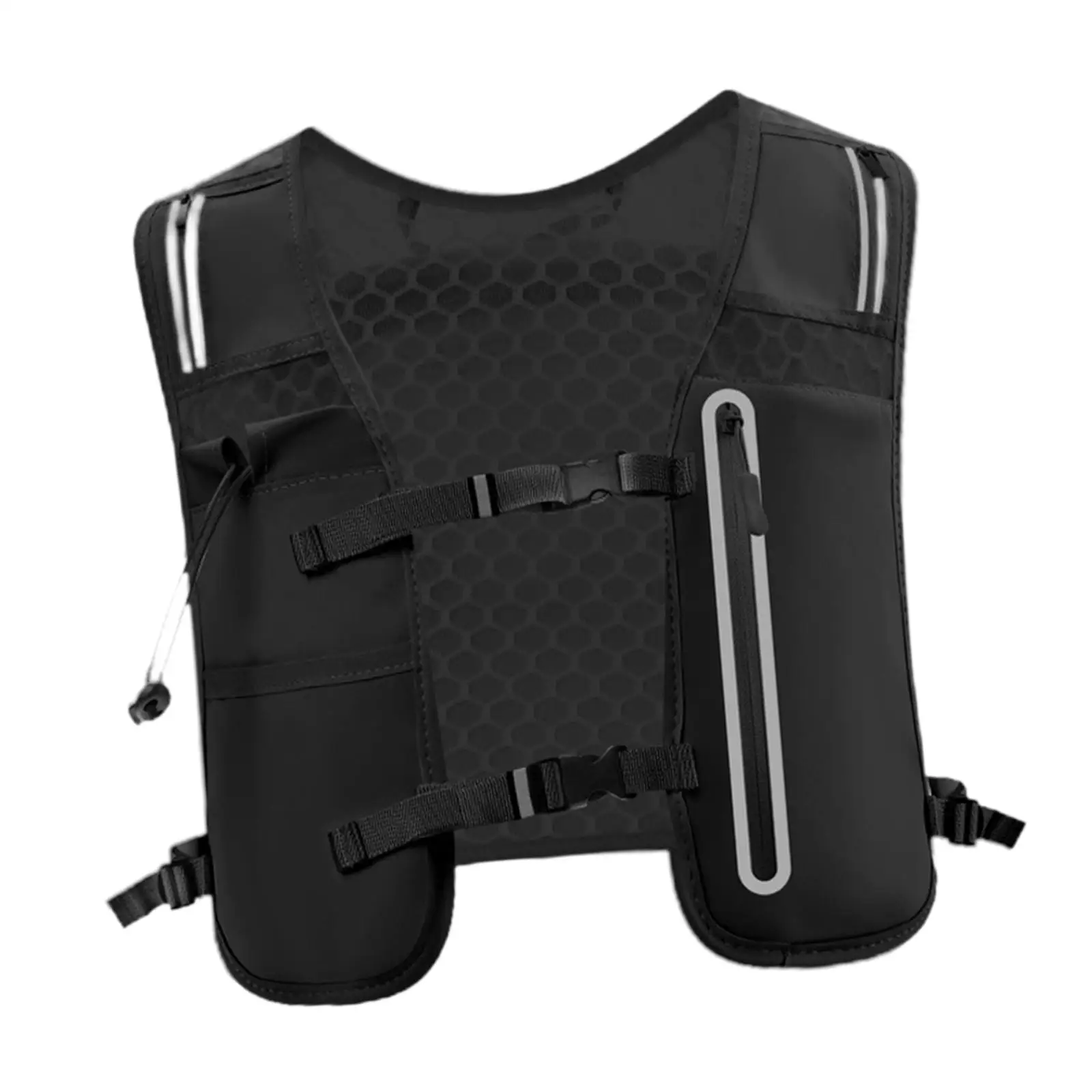 Hydration Vest Lightweight Nylon Water Backpack for Men and Women with Multiple Pockets for Outdoor Exercise Activities