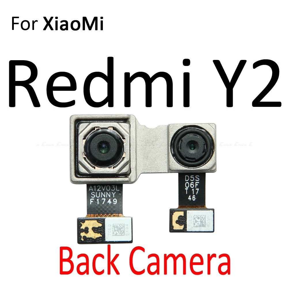 Rear Main Front Facing Camera Flex Cable For Xiaomi Mi A1 A2 Lite Redmi Y1 Lite Y2 S2 Back Big Small Module Ribbon