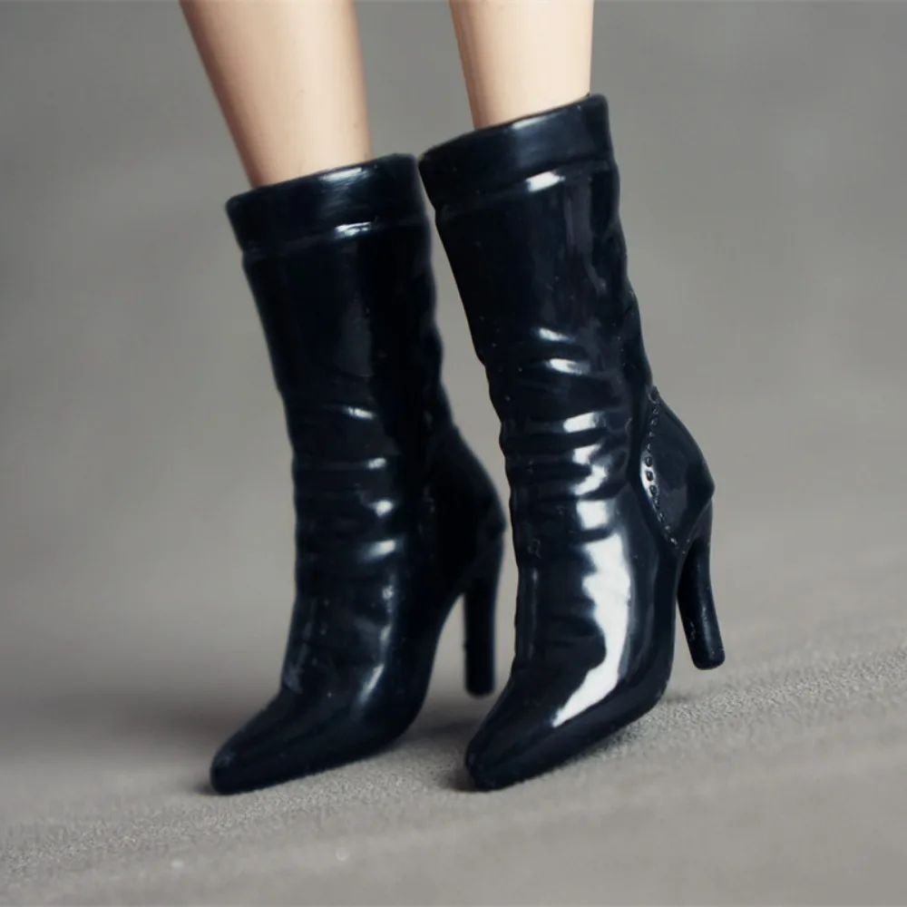Fashion 1/6 Doll Sippers Shoes Plastic Multistyles Male/Female Doll Boots Doll Casual Wear Shoes Fit Foot Length 2cm Dolls