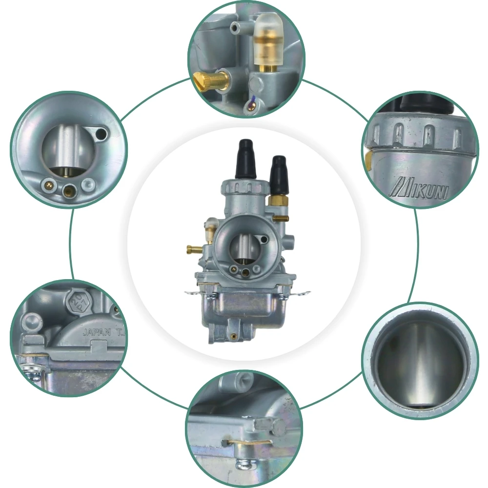22 مللي متر دراجة نارية المكربن AX100 لسوزوكي AX100 AX 100D RGV120 QJ100-M KW100-M 2-السكتة الدماغية 1994-2016 سكوتر ATV محرك Carb