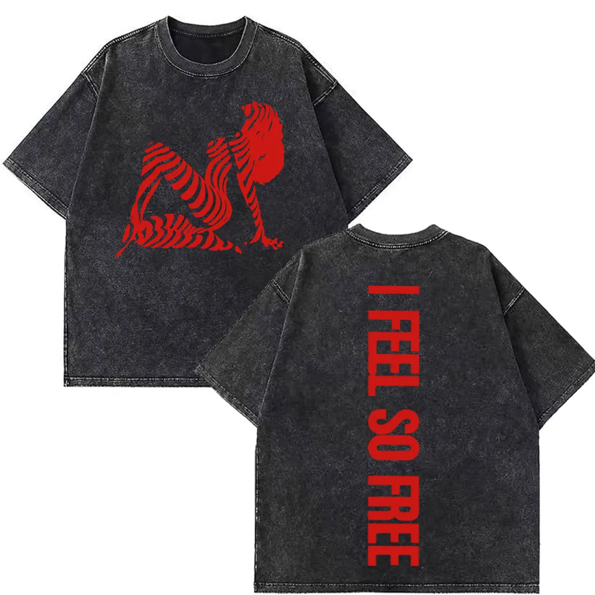 Madonna I Feel So Free Album Tour 2026 Graphic Vintage Washed T-shirt Men Women Fashion Loose Casual Aesthetic Trend T-shirts