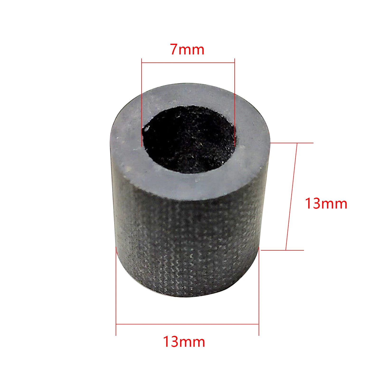 1PC 13มม.X 13มม.บิลเลียด Ferrule คาร์บอนไฟเบอร์ Ferrule น้ำหนักเบาทนทานหลอดสำหรับสระว่ายน้ำบิลเลียดอะไหล่ซ่อม