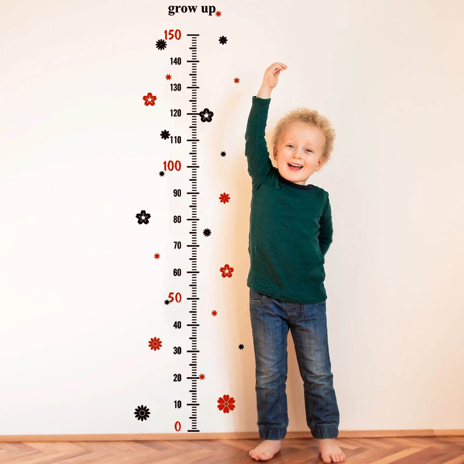 

Height Sticker on The Wall Construction Decor for Boys Child Growth Chart Stickers