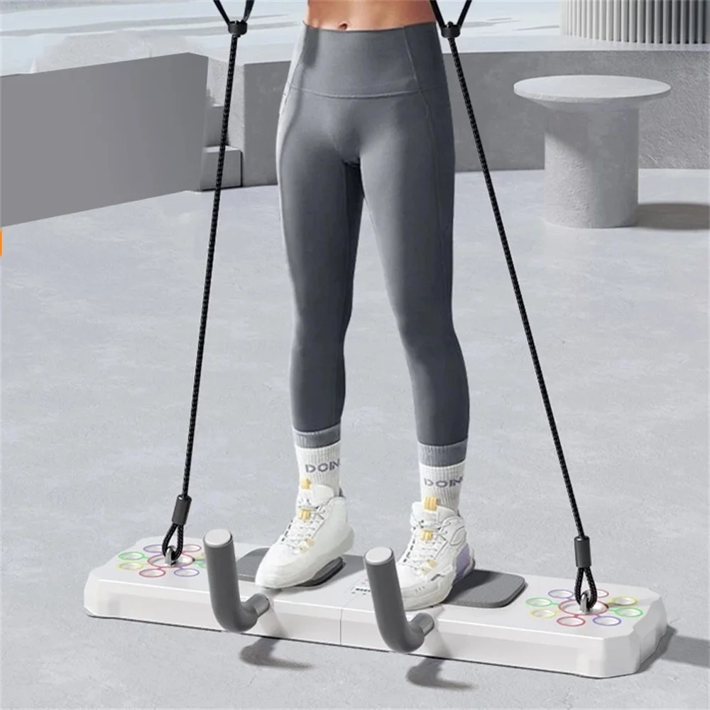 حامل رفع، مدرب دعم مسطح، الصدر والبطن متعدد الوظائف ثلاثة في واحد مع مؤقت معدات اللياقة البدنية المنزلية