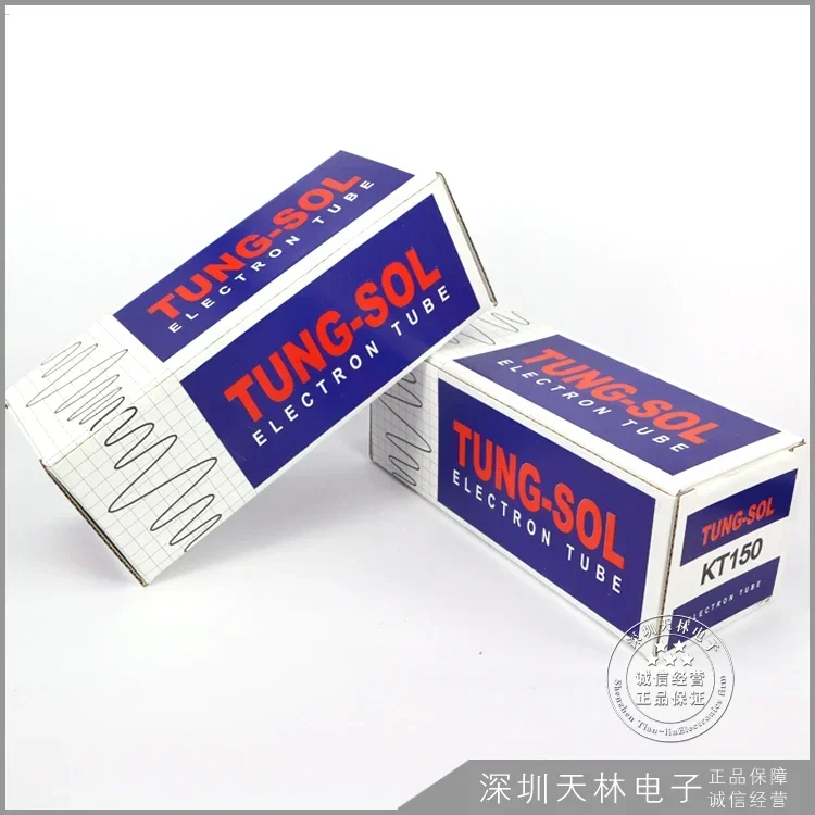 TUNG-SOL KT150 หลอดอิเล็กทรอนิกส์เปลี่ยน KT150/KT120/KT88 สูญญากาศโรงงานเดิมการจับคู่ความแม่นยําสําหรับเครื่องขยายเสียง