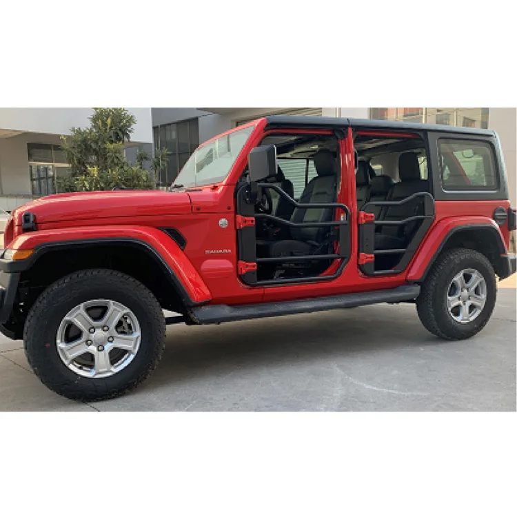 ประตูเหล็กคุณภาพสูง ปี 2018+ แบบ 2 และ 4 ประตูครึ่งบาน พร้อมกระจก สำหรับรถจี๊ป แรงเลอร์ JL