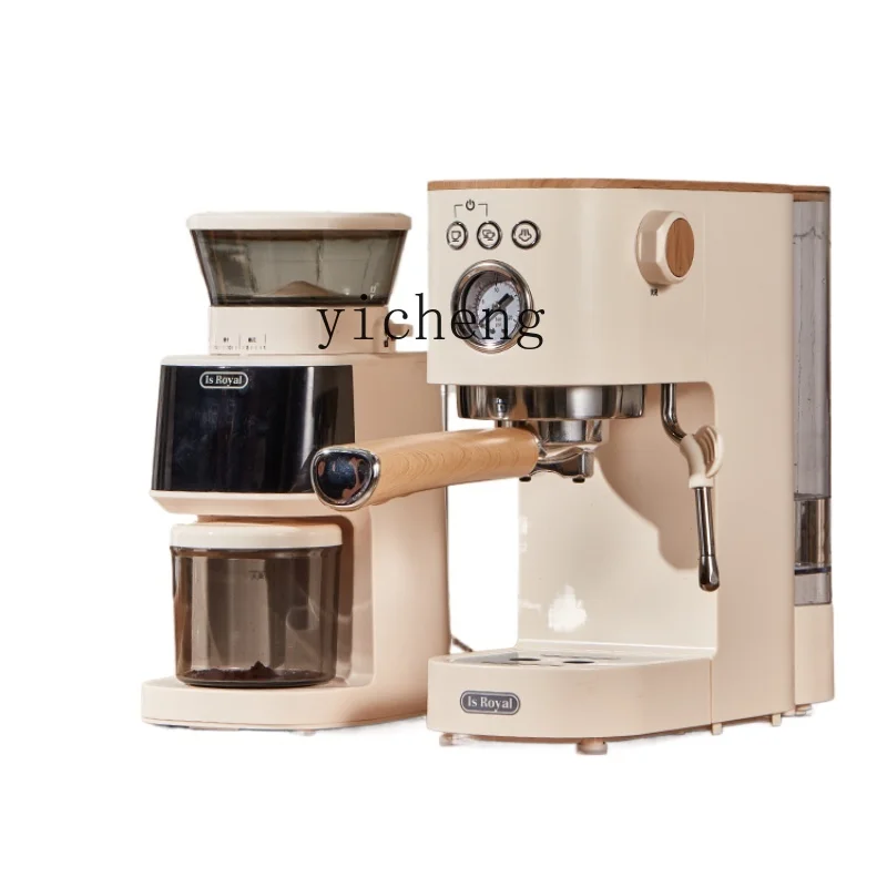 Tqh Small White Coffee Machine Small Household Full & Semi Automatic Italian American Concentrated