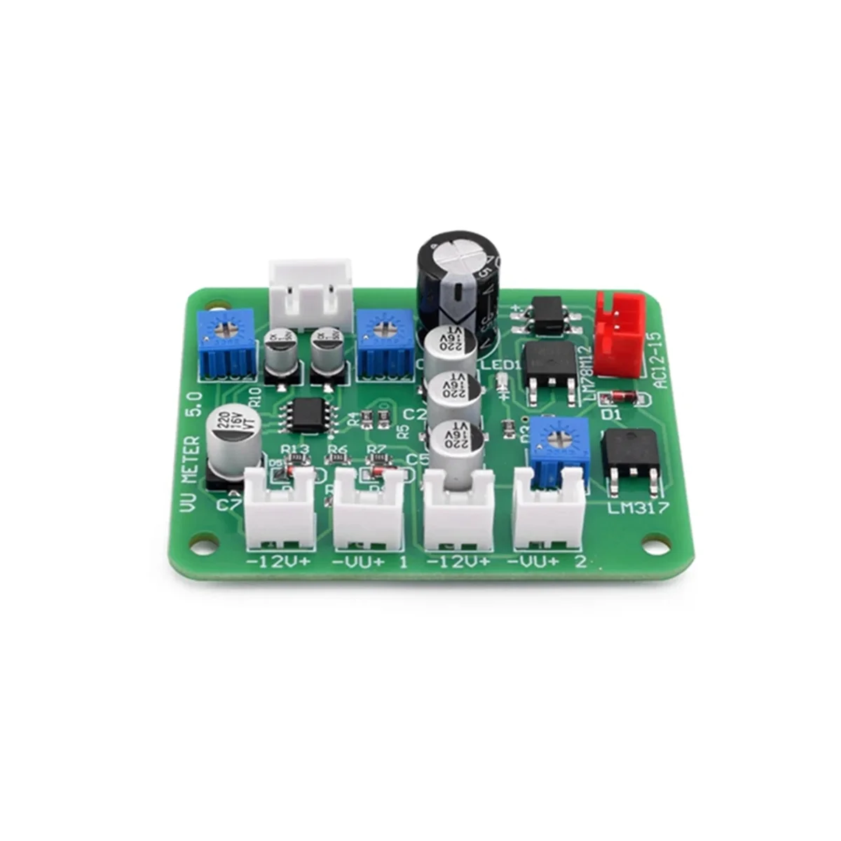 Scheda amplificatore Stereo del misuratore Audio di livello VU + 2pcs VU Meter indicatore di livello della scheda dell'amplificatore Stereo 9-12V DC
