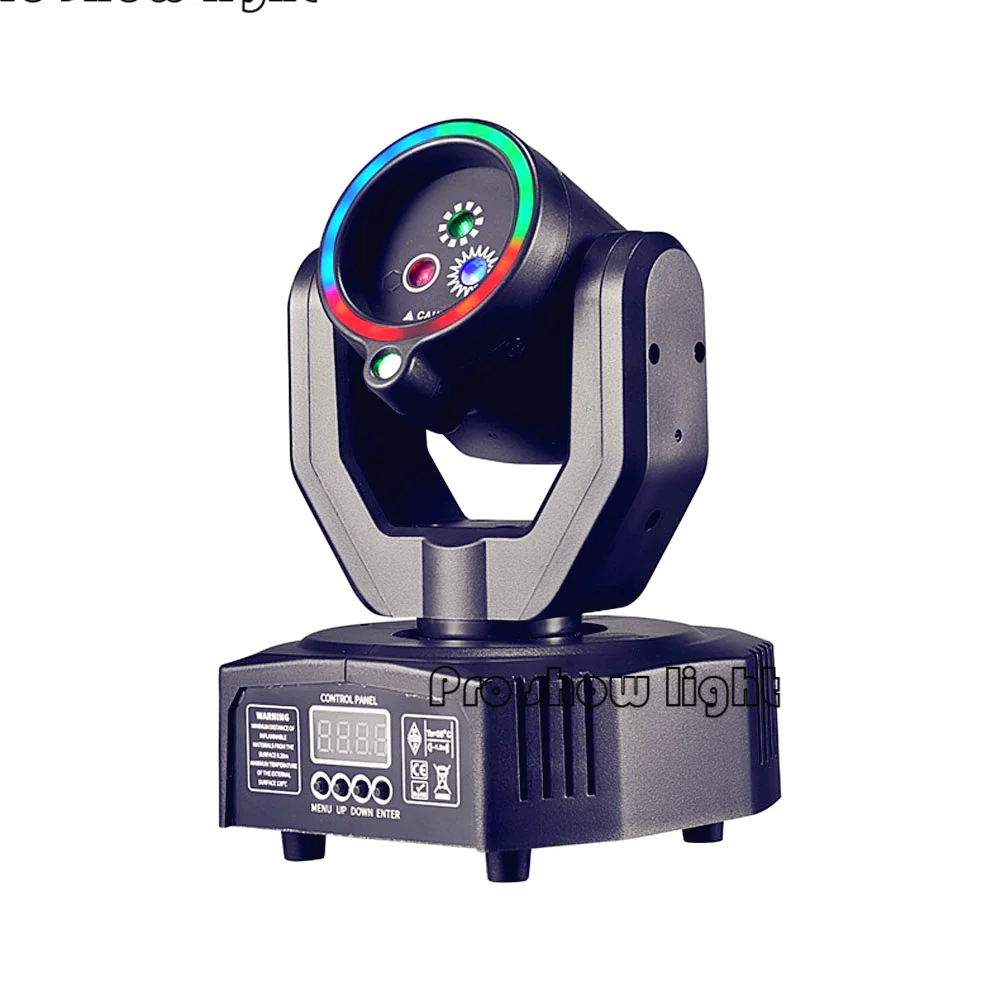 Mini Laser Moving Head Light DJ Disco Party Light RGB Remote Control Laser Light DMX 512 Control Moving Head Light Holiday Decor