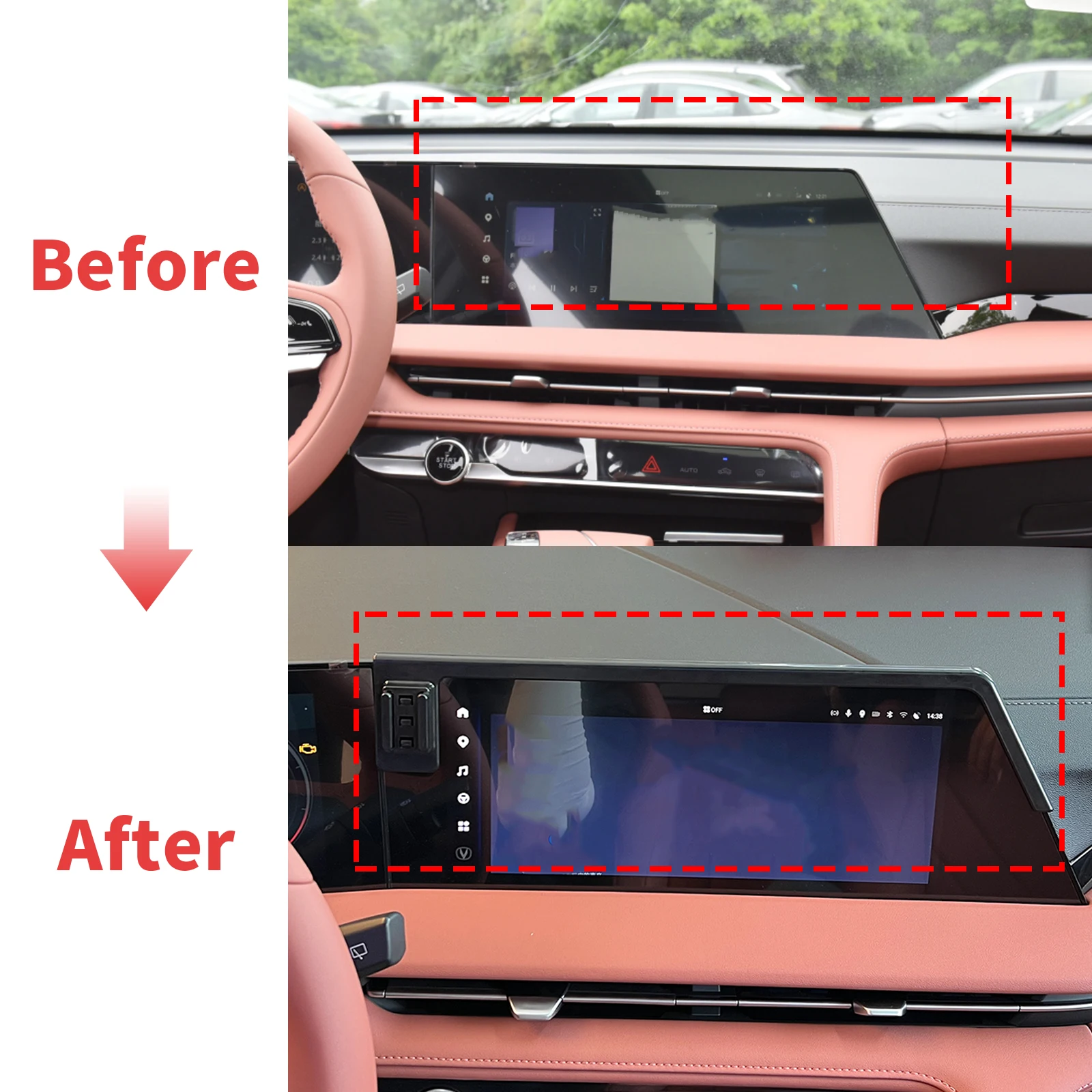 fit for Changan CS75 PLUS 2022 2023 2024 Car Phone Holder Mount Vehicle-Specific GPS Navigation Easy Installation accessoires