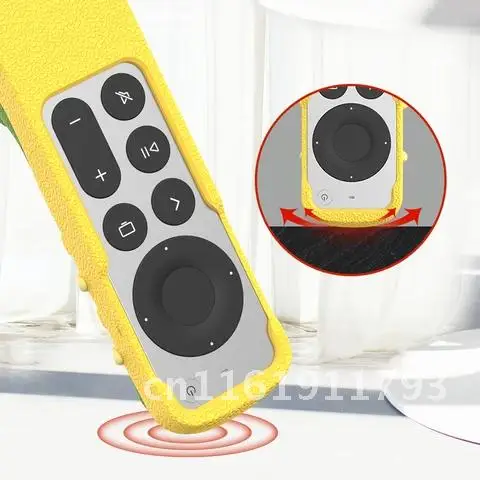 Waterproof Anti Slip Dustproof Silicone Protective Case Cover for iPhone TV4 4th 4K Gen Siri Remote Control