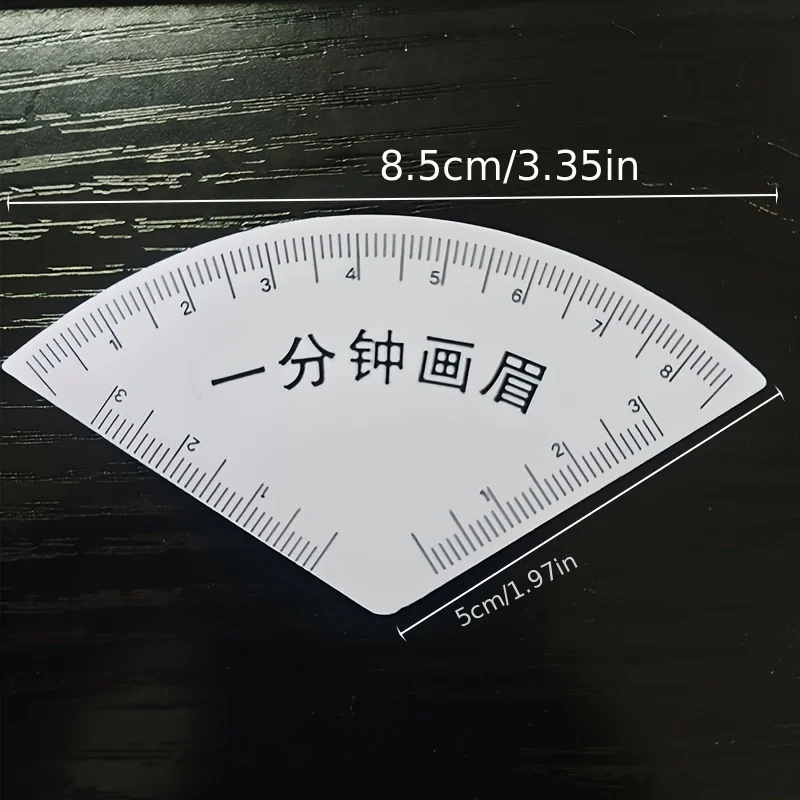 Professional Eyebrow Stencil Ruler for Beginners - Quick Design Easy to Use Brow Shaping Template Tool
