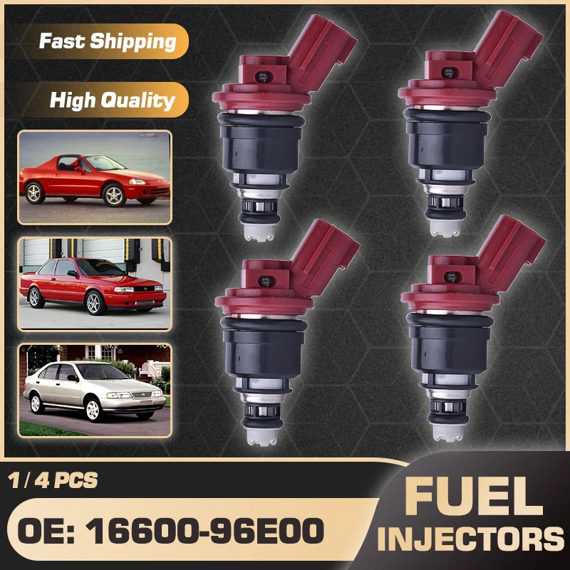 

For Nissan NX Nissan Sunny Nissan Tsuru Nissan Sentra Nissan Sentra Nissan Presea 1991-1999 Fuel Injectors Nozzle 16600-96E00