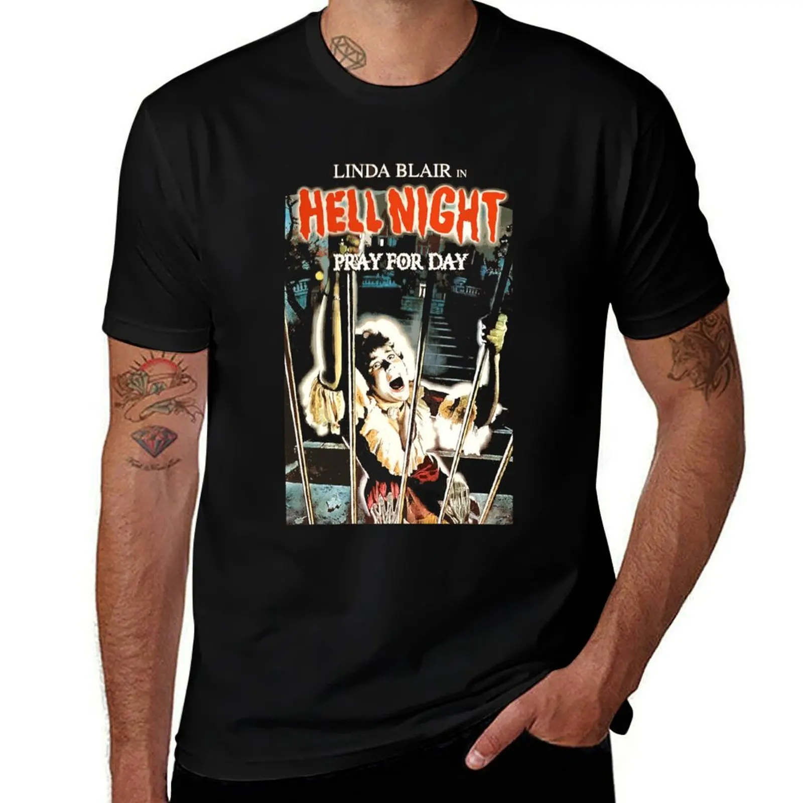 Hell Night T-Shirt graphic shirts customs design your own quick drying sports fans mens vintage t shirts