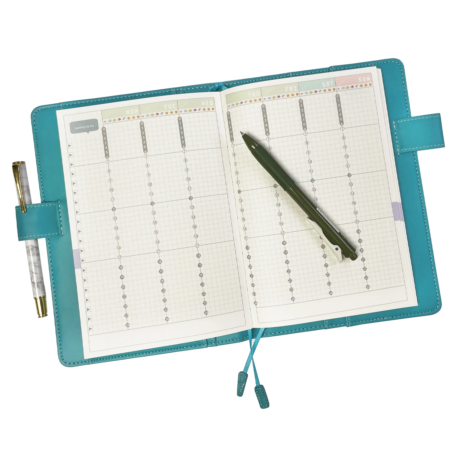 Fromthenon Retro Fabric Notebook Schedule Journal Diary Cover A5 A6 Planner PU Leather Notebook Case School Office Stationery