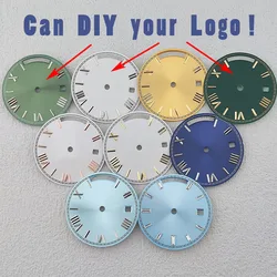 29mm watch dial 8285 dial Replacement watch upgrade accessory fits 8285 automatic movements Logo Pattern customization 