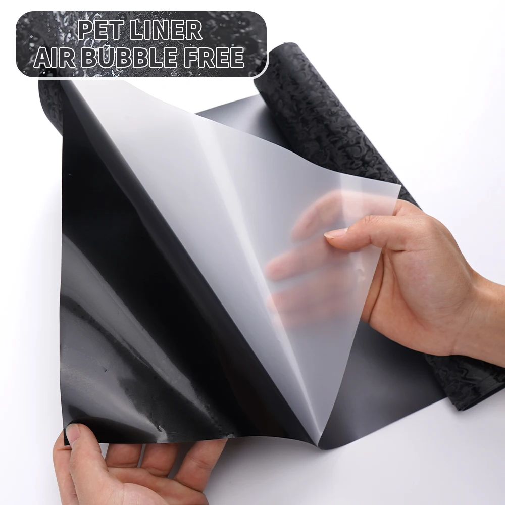 Carbon Fiber Film Forge Cosmic Ghost Black Sticker PET Waterproof Motorcycle Modified Film Car Body Tuning Decor Car Accessories