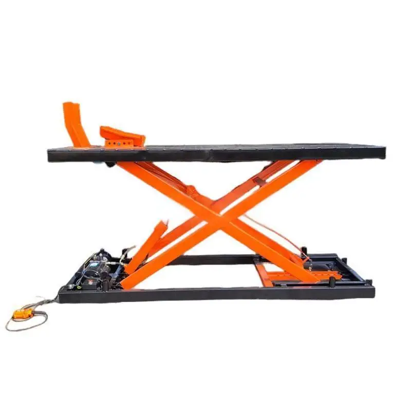 

Маленькая электрическая крестовая подставка для ремонта мотоцикла, гидравлическая подъемная платформа, фиксированный стальной стол, кровать, гаражный инструмент ​