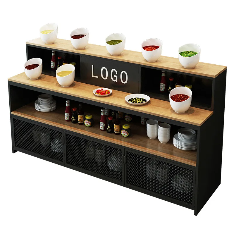 

Подходит для самообслуживания, стола для приправ для ресторана, коммерческого небольшого стола, ресторана, отеля