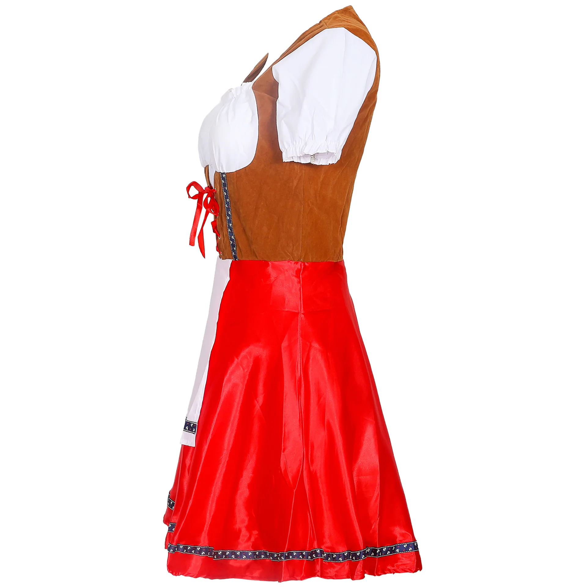 

Beer Festival Maid Costume Roleplay orm Par Performance Dr Polyester Summer Faion Ladies' Traditional Clothing