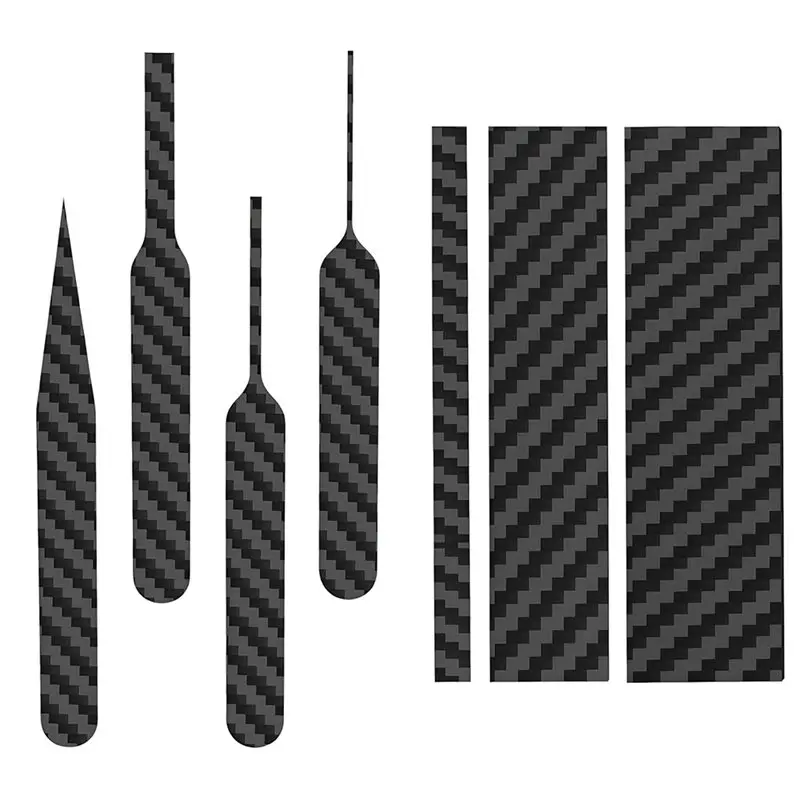 AB34-Carbon Fiber Sanding Sticks Set(7 PCS)- For Scale Model Grinding& Polishing Tools